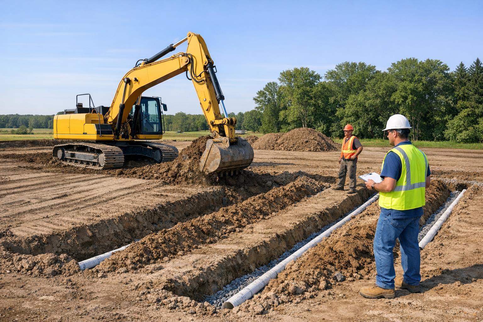 What are the services    Land remediation works   provide the stable base required for construction from the initial digging and soil work to the installation a