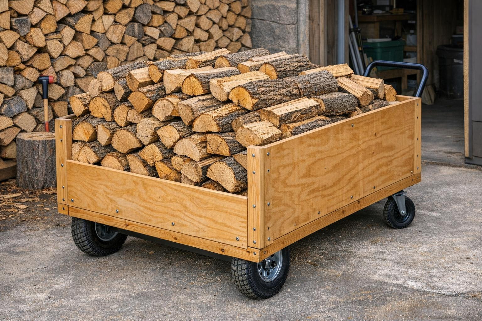 Why choose a large heating cart?  < The large heating cart  is designed to reduce working and transport time: more trees are moving at the same time, the num