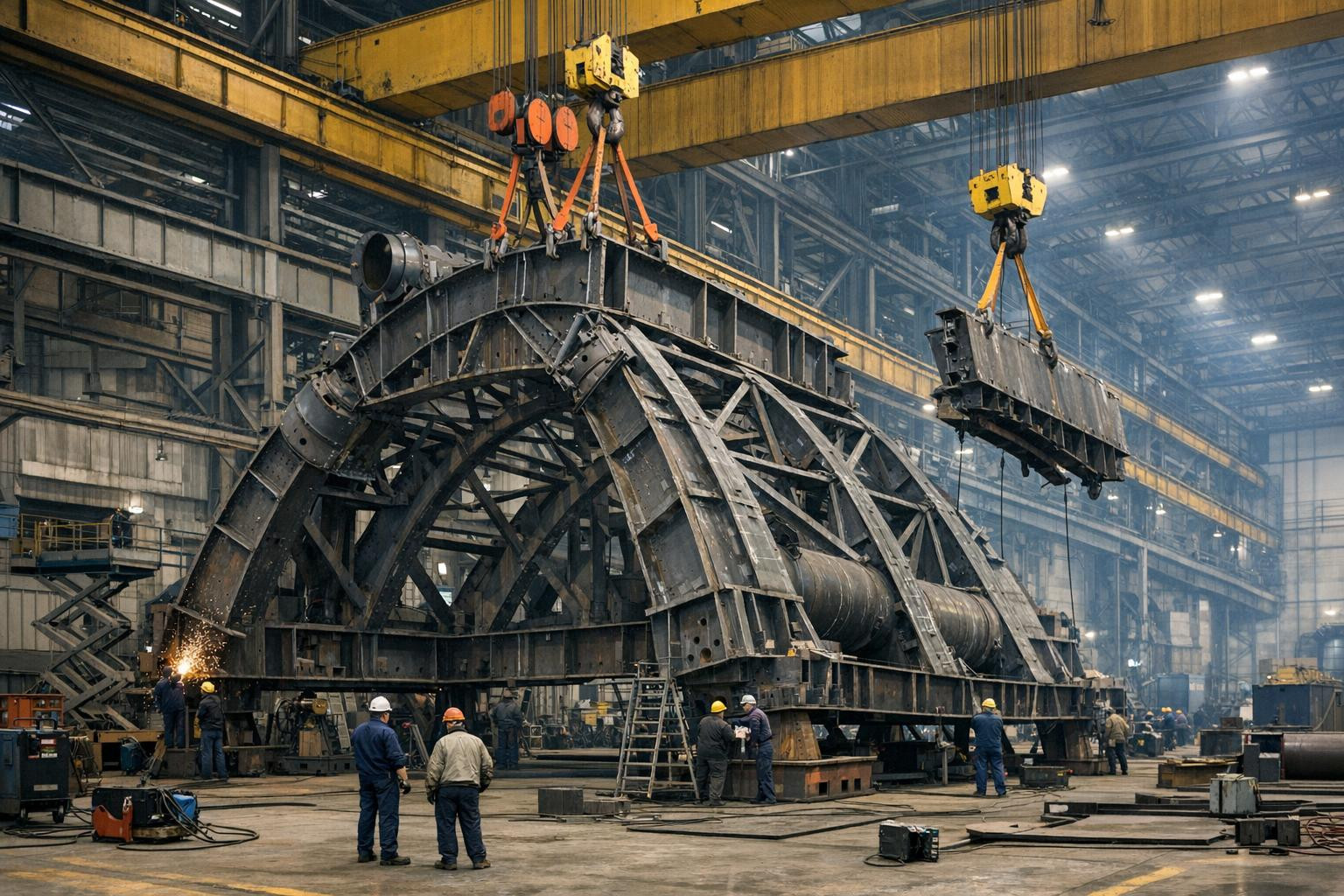 Large structures - design-driven steel structures and welding structures    Large structures  offer design-driven metalwork and complex welding structures that 