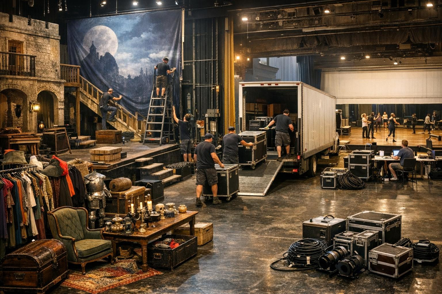 Koondame tehnilise täpsuse, loova visiooni ja projekti juhtimise, et luua selge lavaline visioon ning tagada sujuv ja õigeaegne produktsioon. Teenus katab lava-