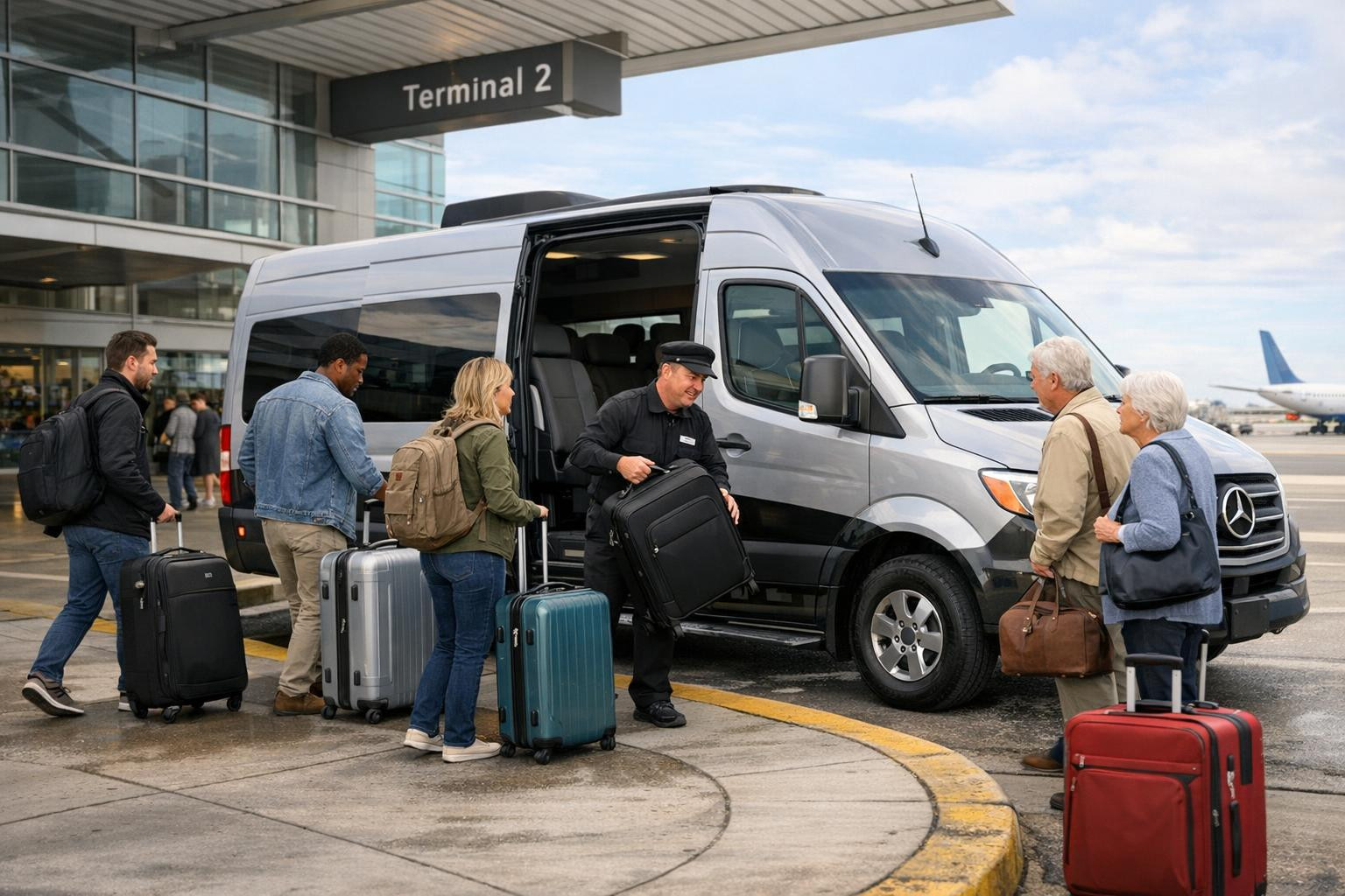 Uksest-ükse transport tagab sujuva ja pingevaba reisi lennujaamast, ...