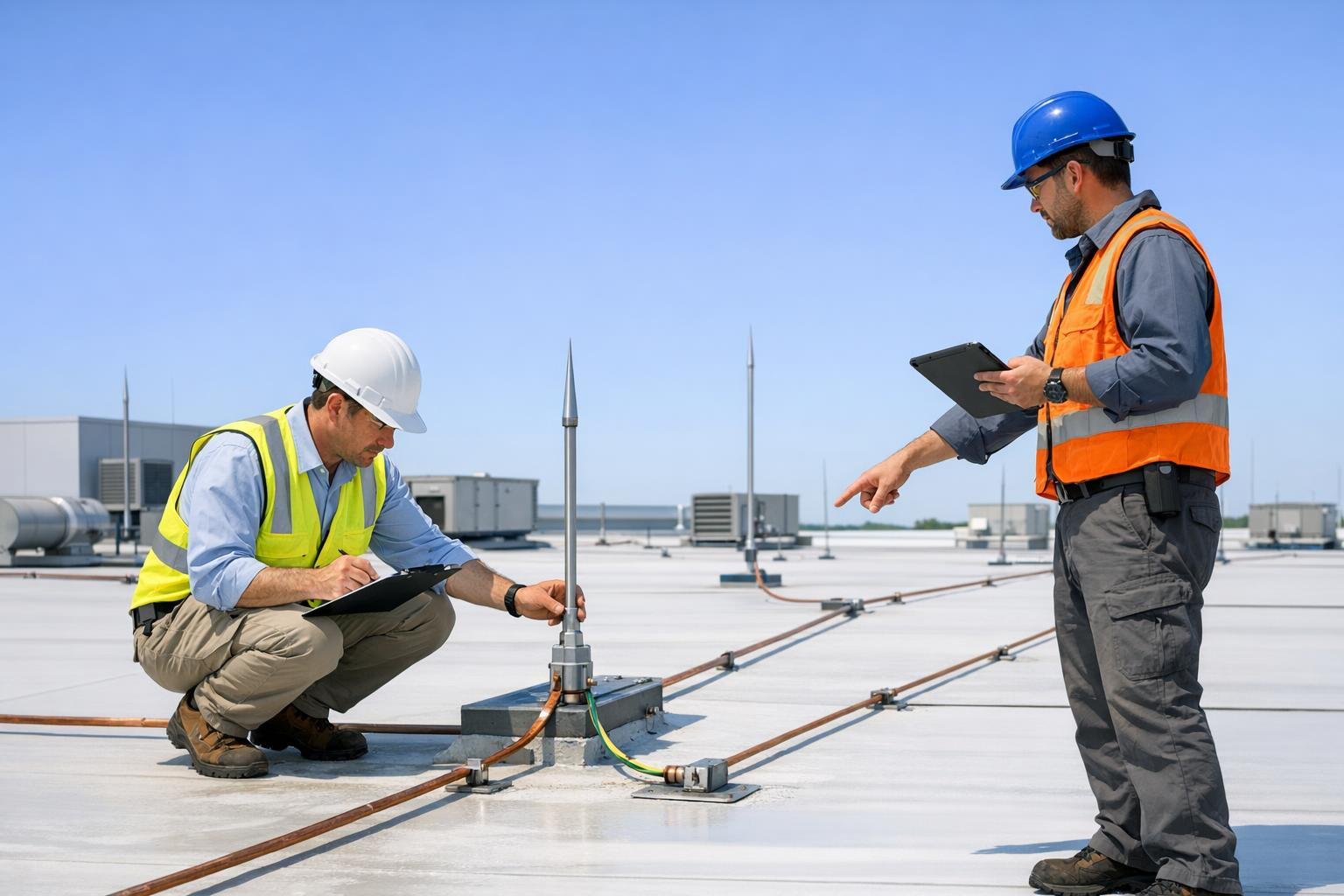 Lightning protection that effectively protects the building and ...