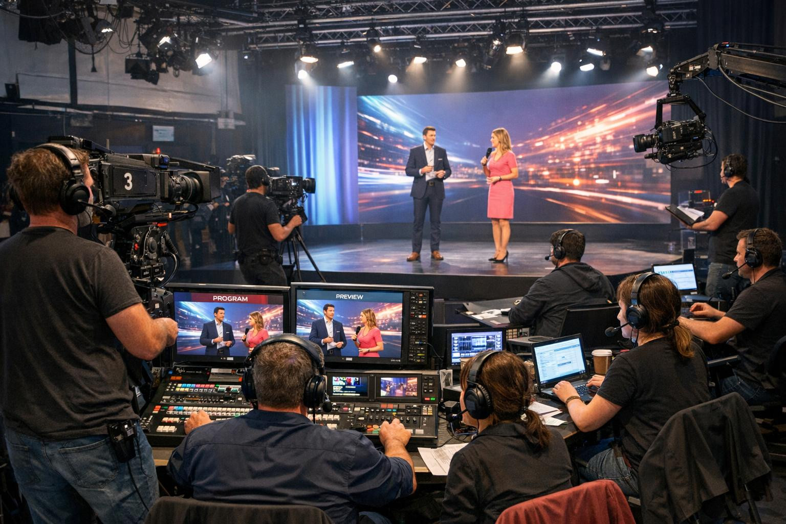 High quality live broadcasts that connect the audience and content ...