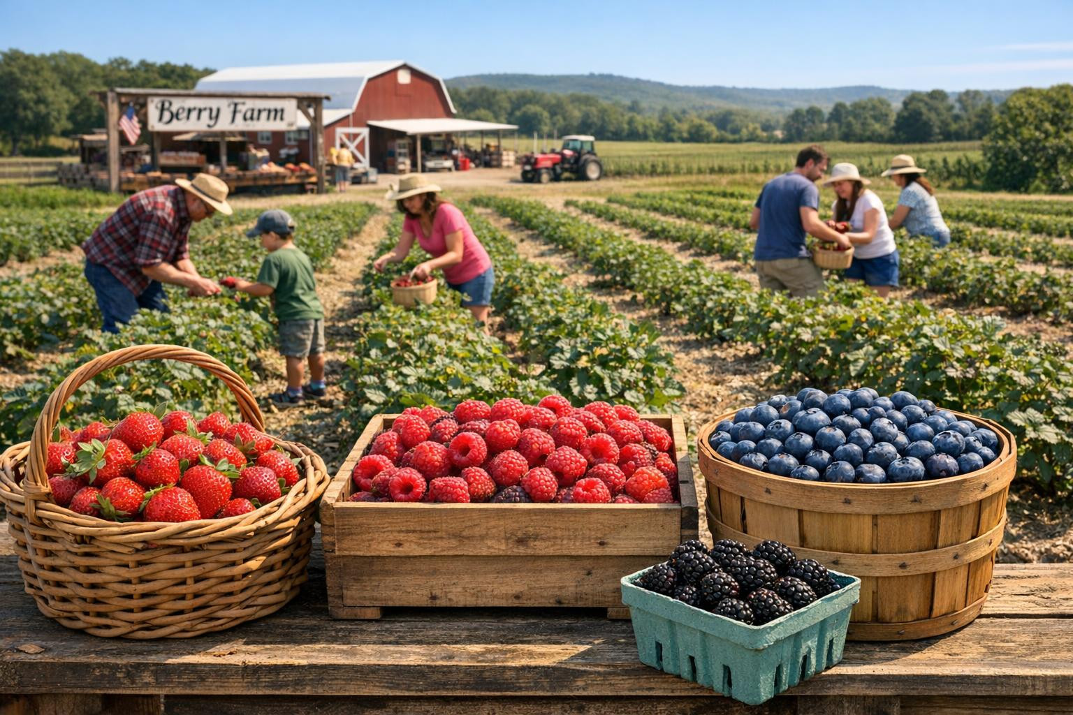 Cherry on top: nesting plants, berries and harvesting    Natural and family-centred berry experience  expects all enthusiasts of home gardening, retail and whol