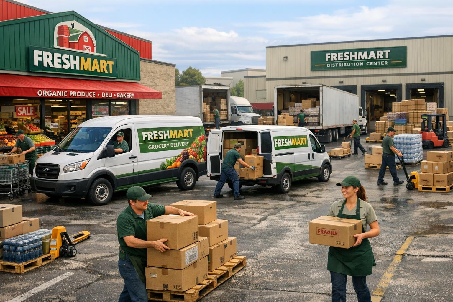 Local food solution  brings together the prices of specialty shops, the convenience of the online store and the strong storage capacity of wholesale to business