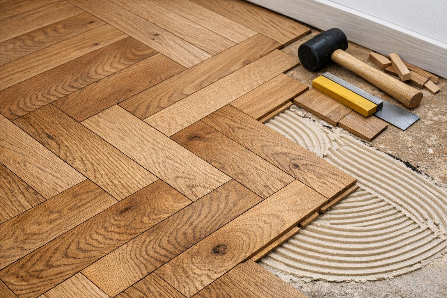 High quality floor finishing   gives the home or business surface the right look, durability and security. Professional parquet installation and laminate instal