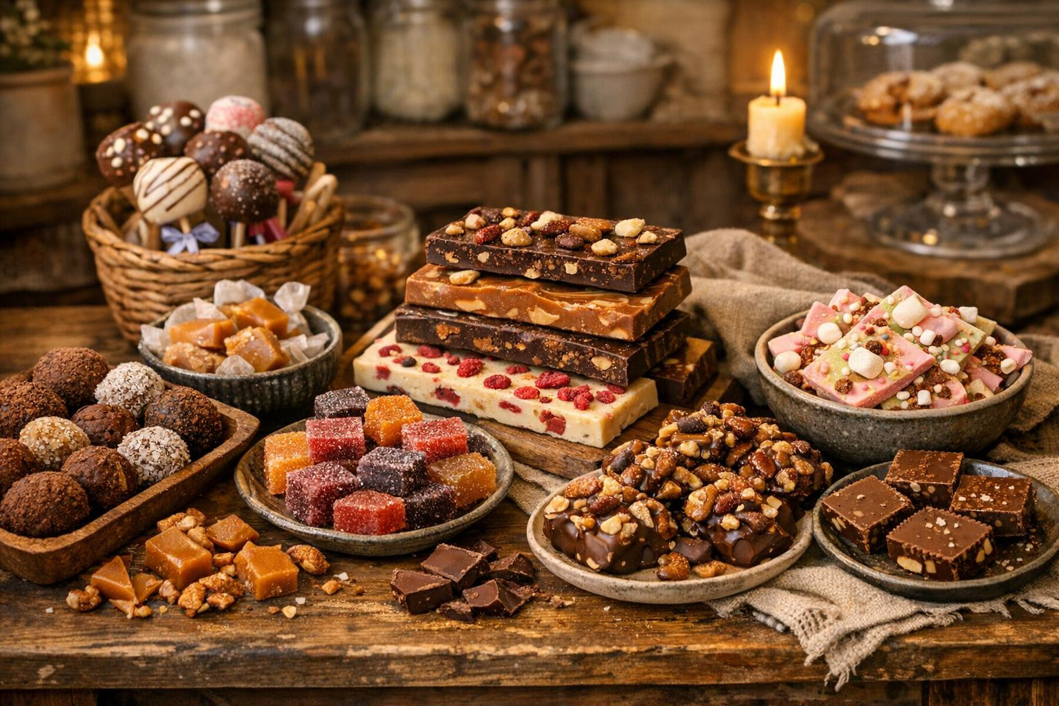 Handmade sweets that make each moment special  Family-made sweets combine the love of classical chocolate with the modern flavor. The selection includes   handi