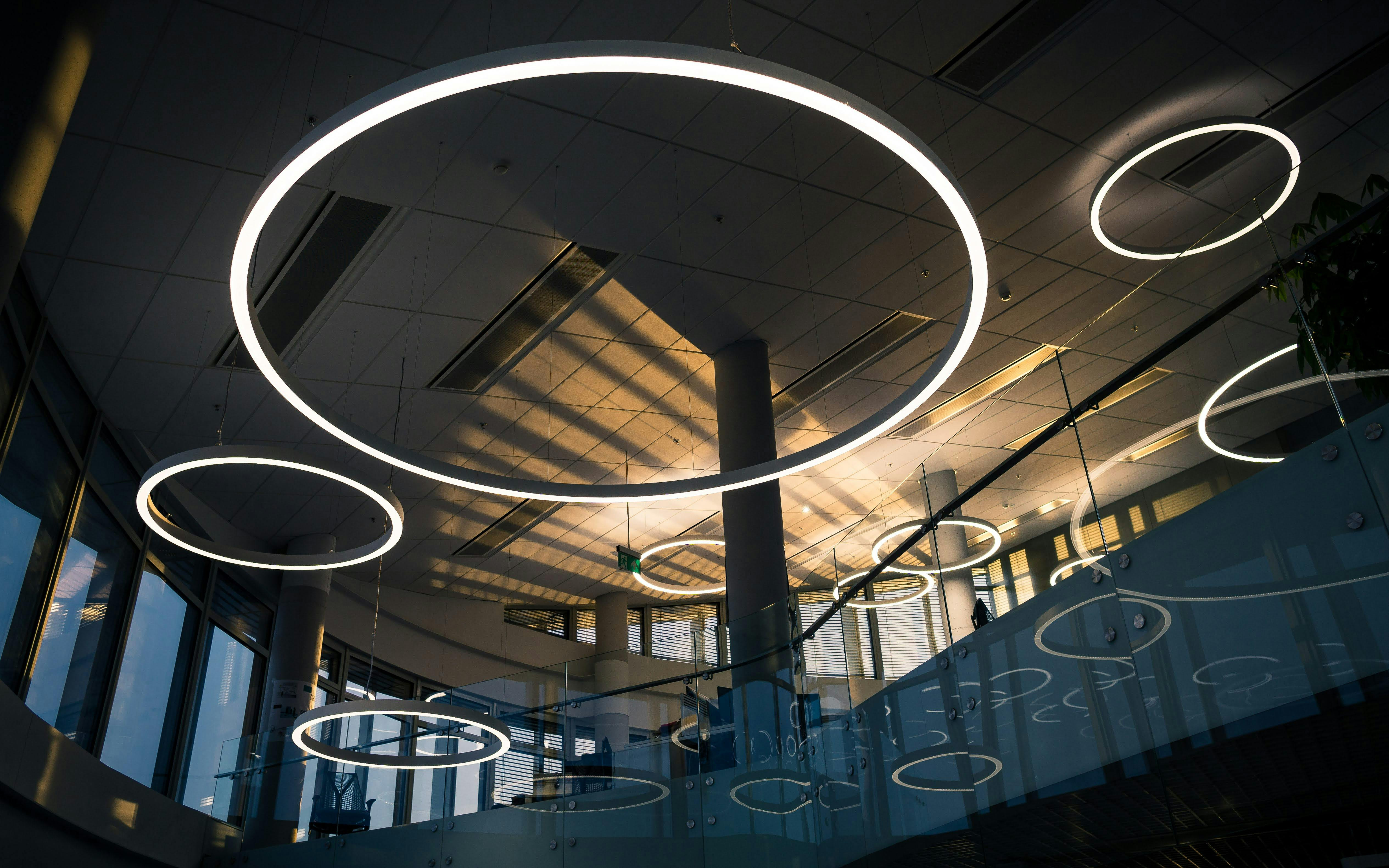 Northern lighting solution for low ceilings    Plafones  offer a clean and balanced  space lighting   solution where the ceiling is low or the room needs a low 