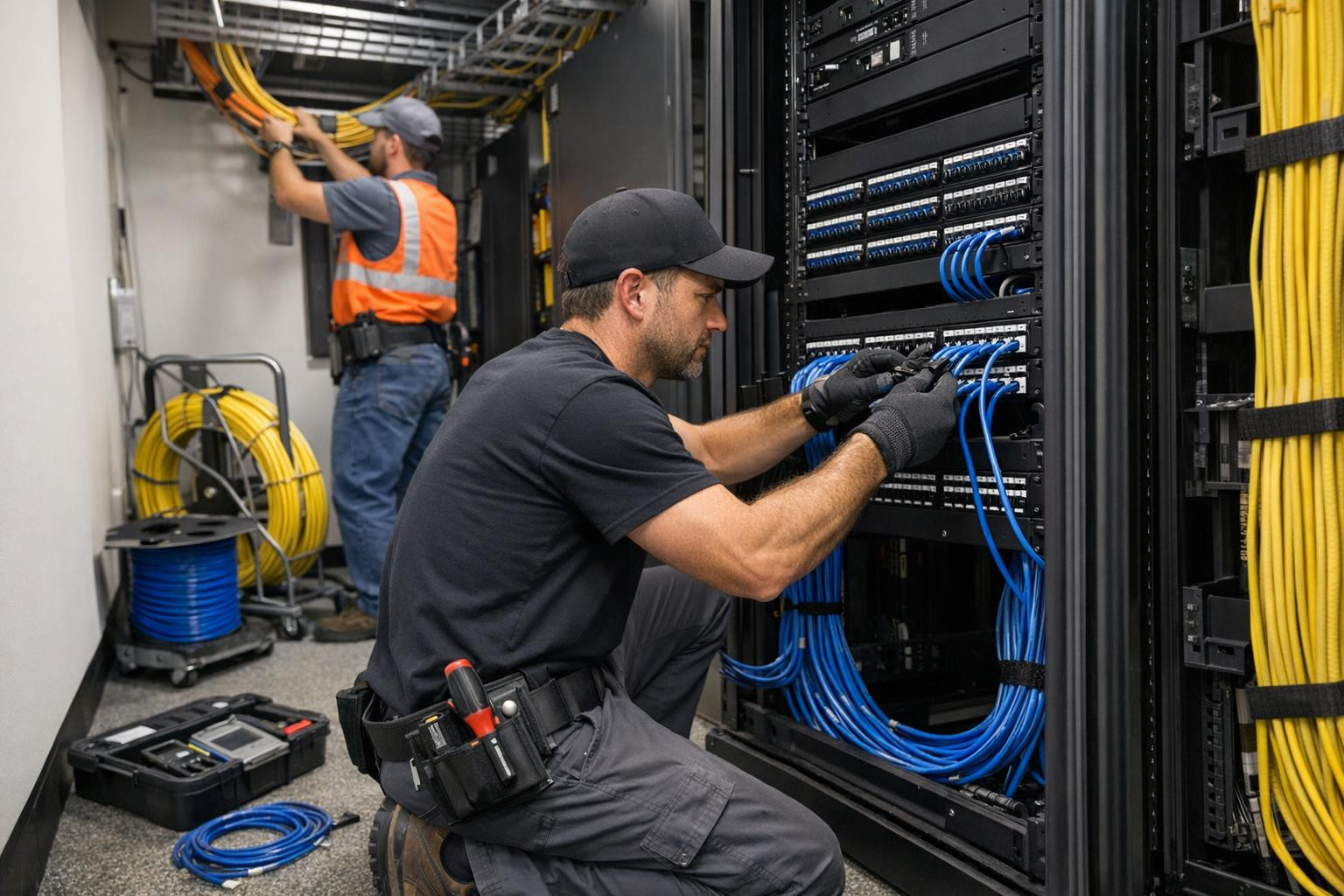 Low-current installation that provides business stability and security     Low-current installation   provides a full service to offices and real estate manager