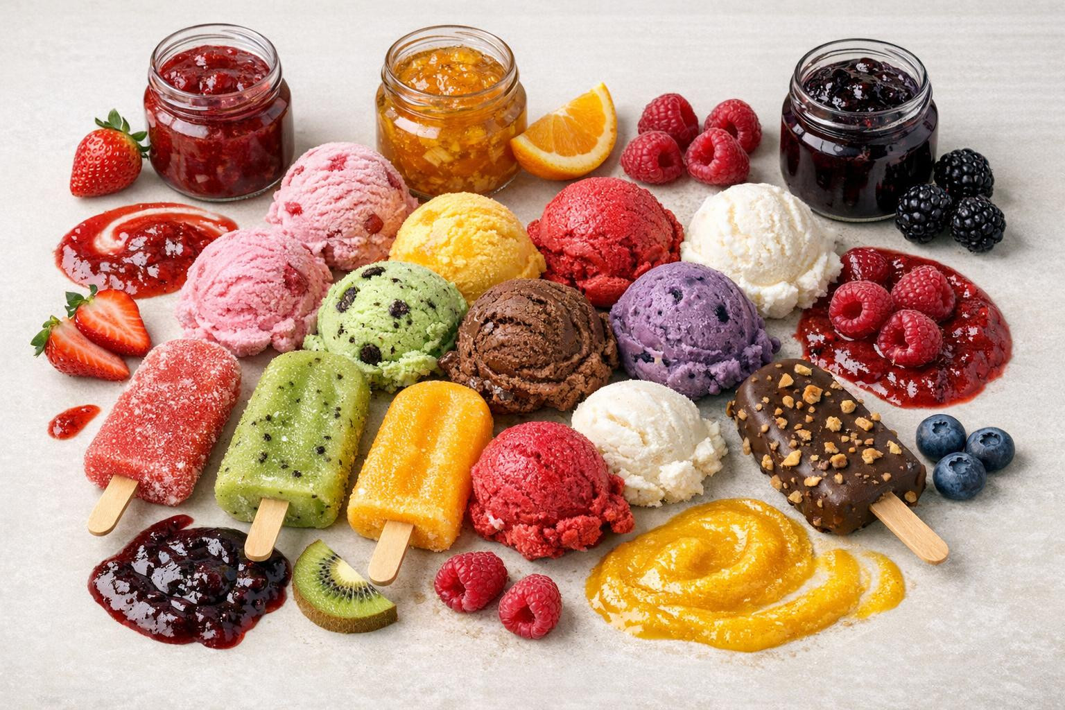 Lucous taste of ice cream that raises the menu and the sales number     Lucous ice creams, sorbet and stick ice cream   is designed to provide a clean and inten