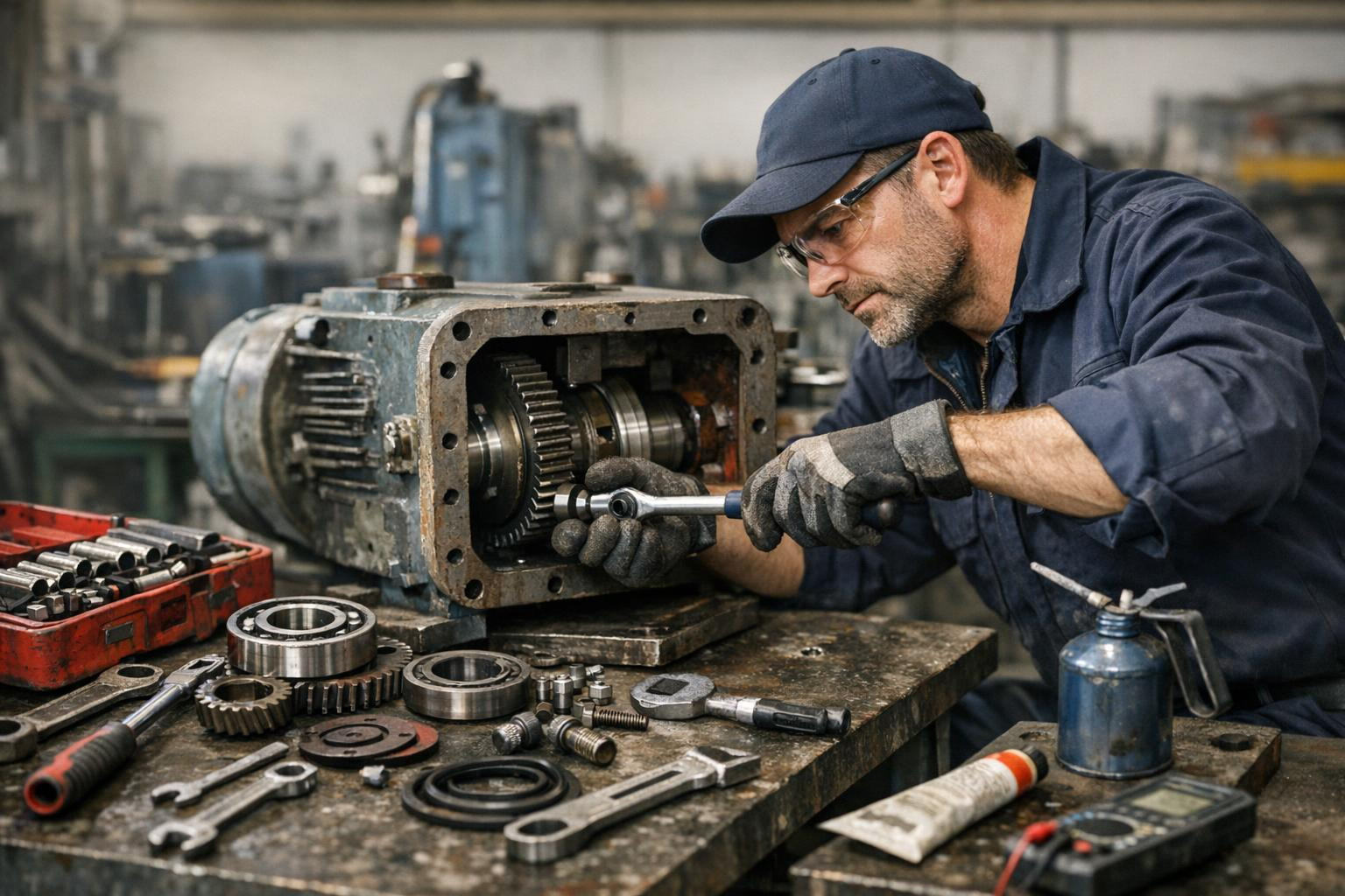 Speed repair and maintenance service for machinery  ensures that production does not stop and equipment life extends. Local response, professional equipment rep