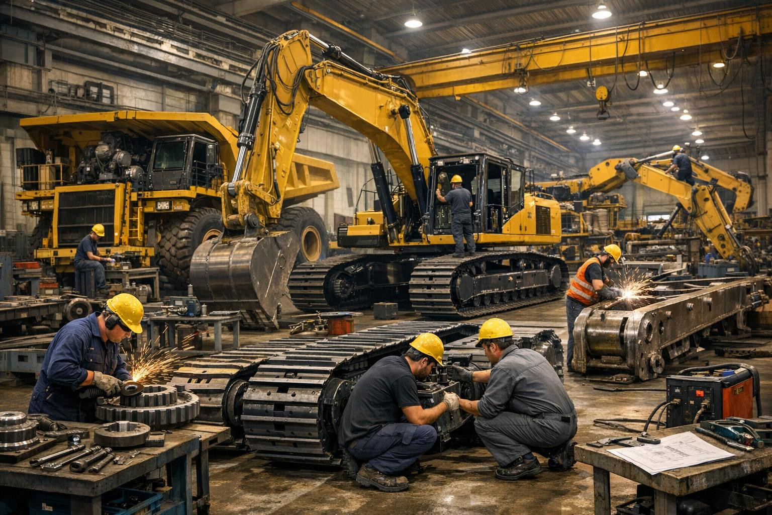 Manufacture of machinery  focuses on strong, maintenance-related and reliable solutions that adapt to the requirements of each object. Construction machines and