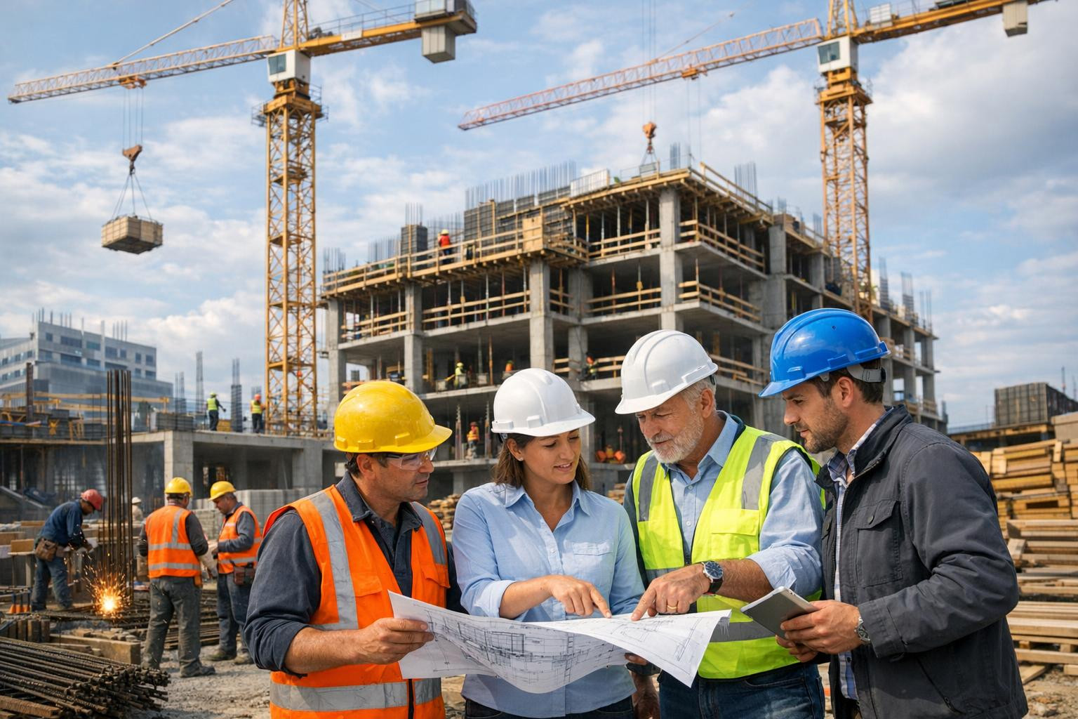 Full main contractor and project management, which will bring the construction to an end according to the agreement     Final contractor  combines construction 