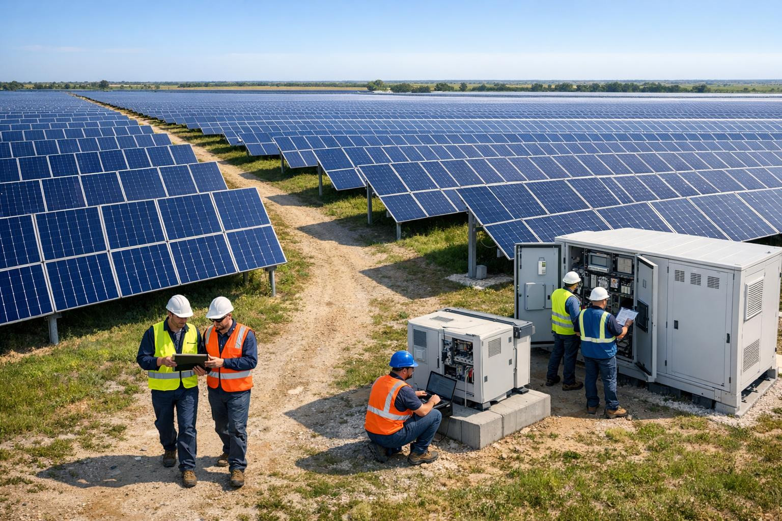 Solar park maintenance  ensures the park’s optimal operating time and maximum energy output throughout its lifetime: from more accurate  solar park monitoring a