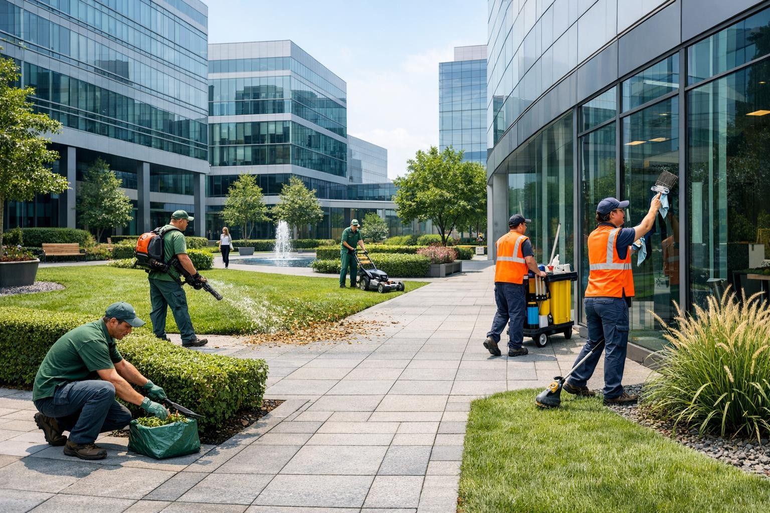 What are welfare services?   Maintenance services ensure the purity, security and representativeness of the property both inside and outside. Services include r