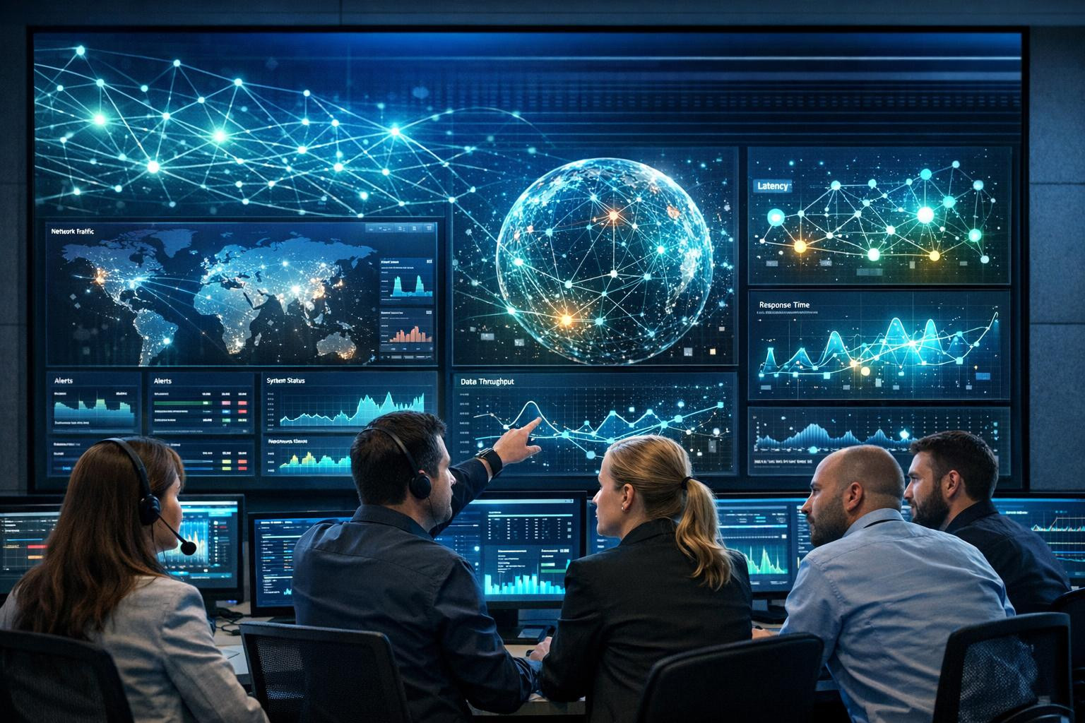 Determined network services  offer a solution that operates, maintains and optimises telecommunications networks throughout their lifecycle. The service combine