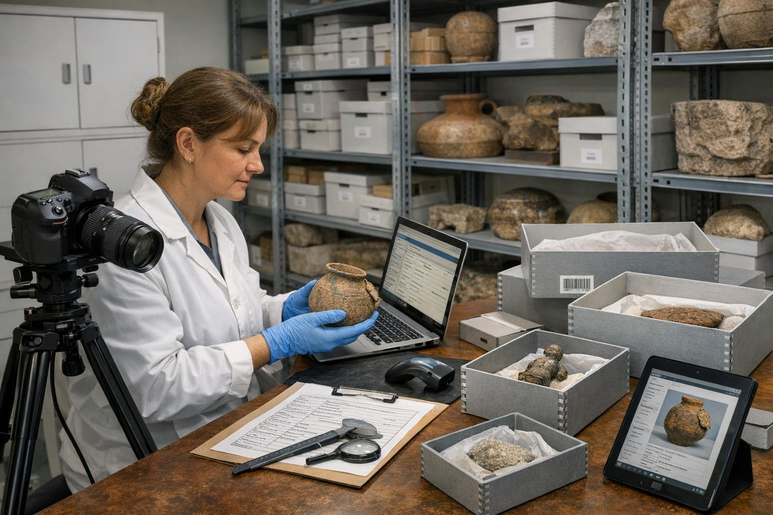 Professional collection management combines conservative expertise, modern technology and practical management to ensure the safety, long-term preservation and 