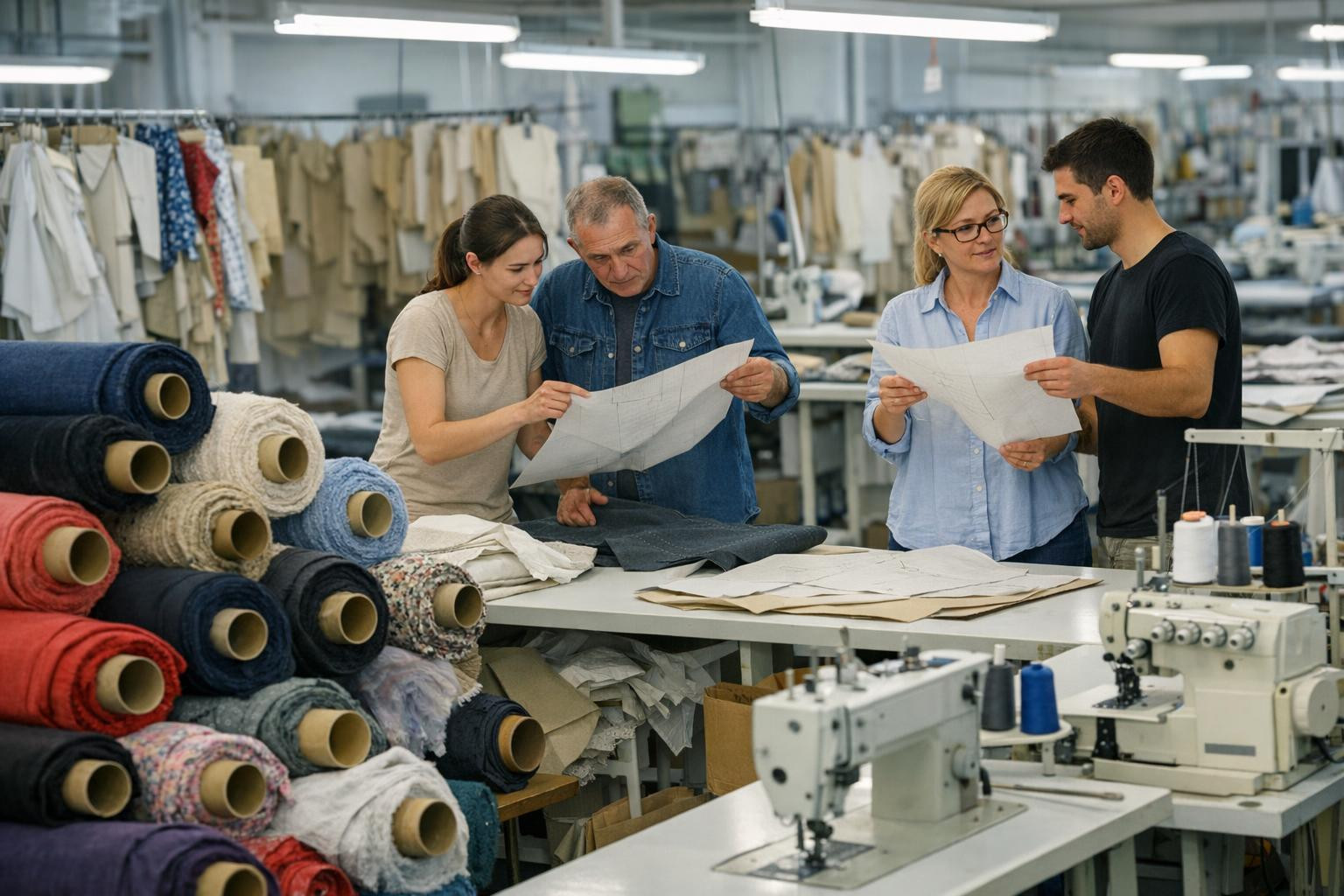 Full-textile manufacturing solution that brings the idea to the market of the finished product     Full-textile production  combines all stages from one place: 