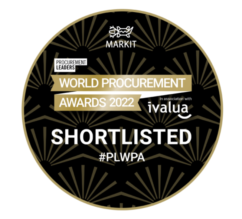 	MARKIT – World Procurement Awards Finalist – Again!