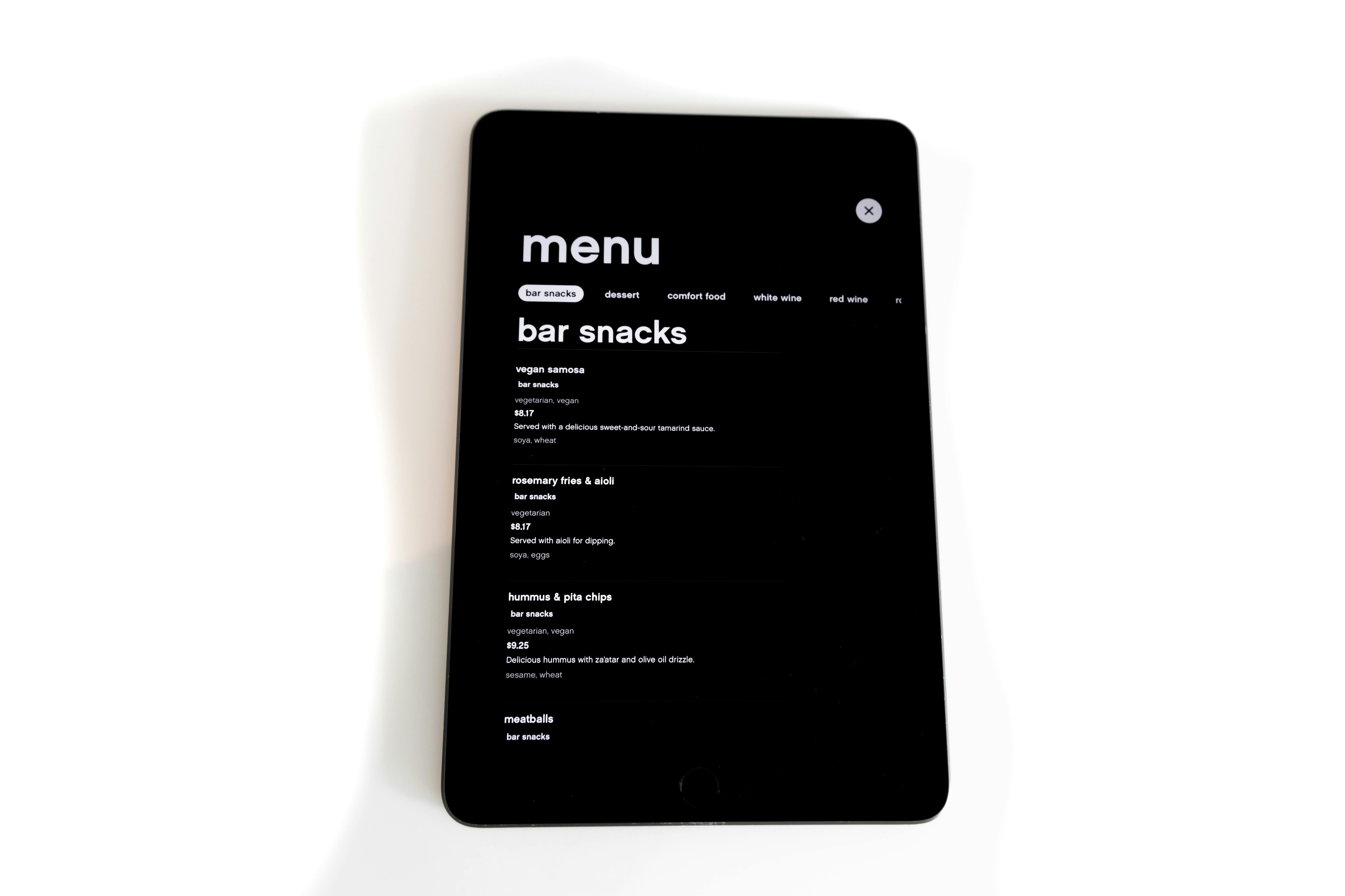 The optimisation of the menu is a targeted strategy that structure ...
