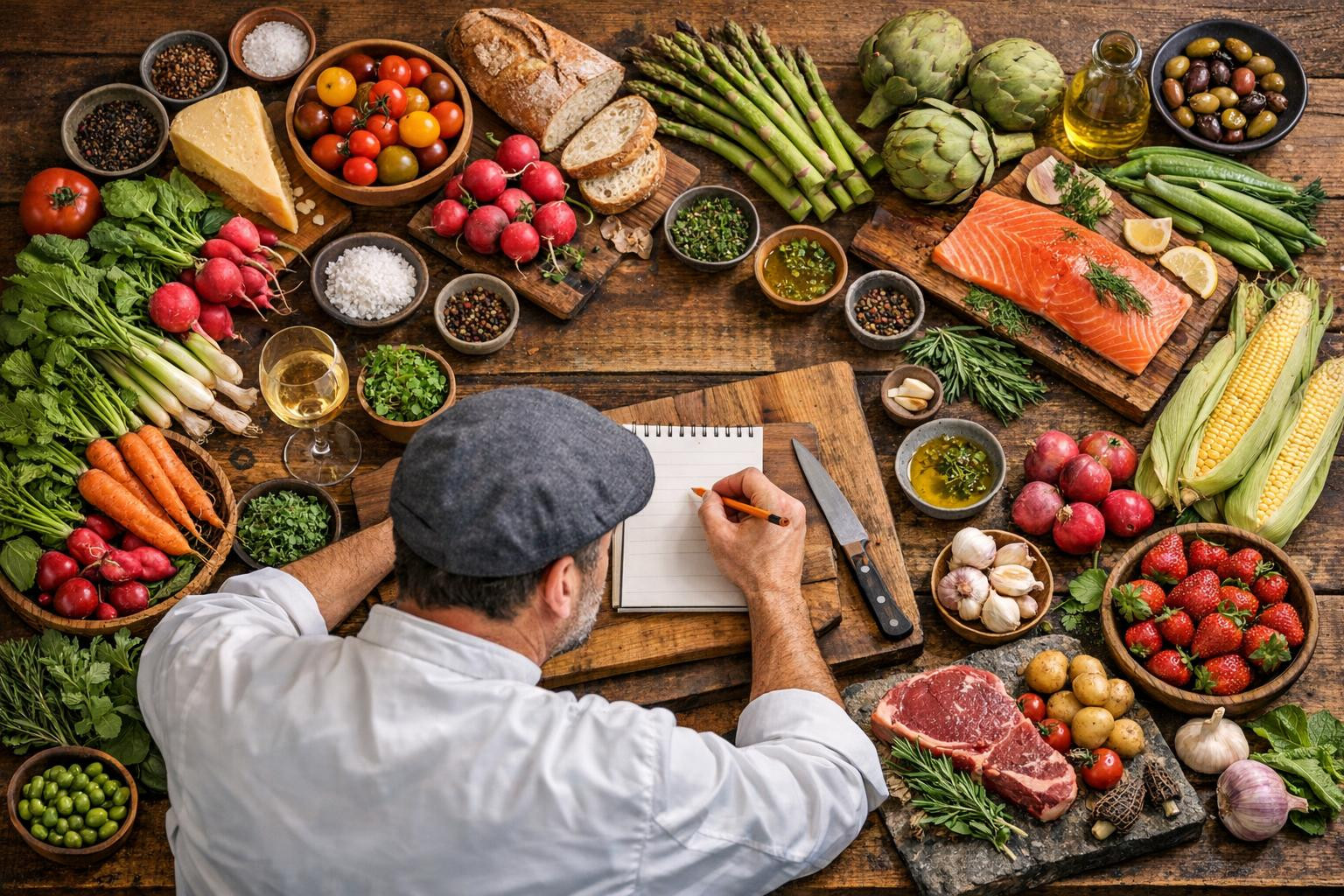 Menu kompleting  combines taste, efficiency and profitability so that the local catering company can sell more and waste less. Systematic work ensures that each