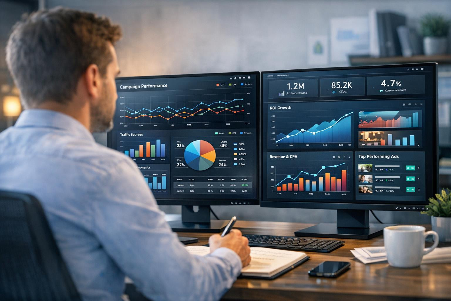 Meta advertisements setup  helps to achieve measurable results in social media: targeted paid advertisements that bring high-quality conversions without hiring 