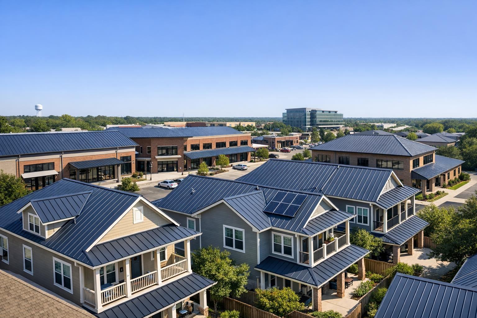 Metal roof: reliable protection and long lifespan Metal roof offers ...