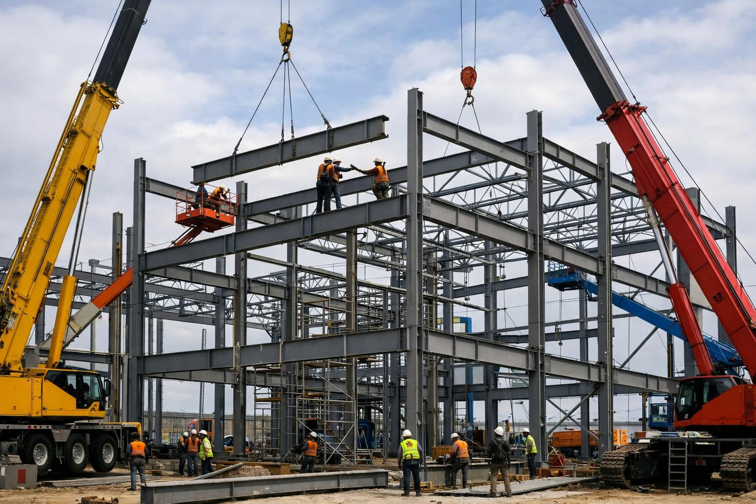 Metal construction preparation and installation - a solid foundation for each construction project     Metal construction   creates a strong, easily customizabl