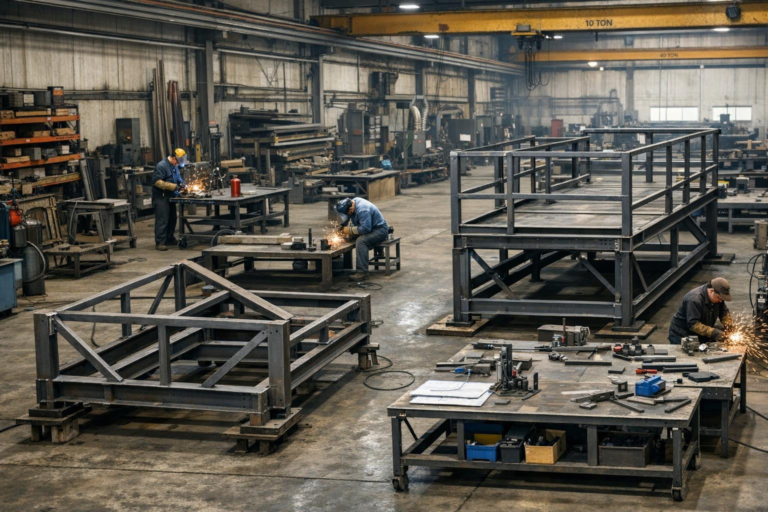 Specific metal structures and custom parts for your project     We offer comprehensive metalworking and manufacturing solutions that combine practicality, relia