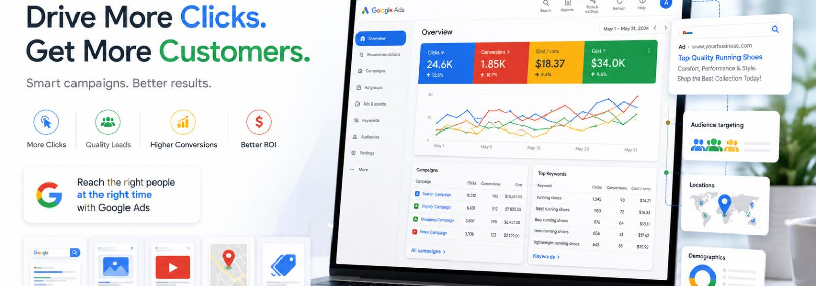 Google Ads võib tuua ettevõttele kiiresti uusi päringuid, kuid ainult siis, kui kampaania, maandumisleht ja mõõtmine töötavad koos. Kui reklaamid saavad klikke,
