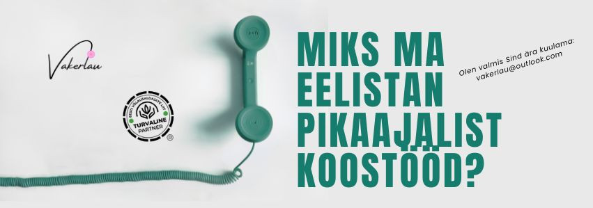 Olen aja jooksul märganud, et suur osa minu koostöödest kujuneb pikaajaliseks. See sobib mulle hästi, sest mida paremini ma ettevõtet, selle inimest ja tööviisi