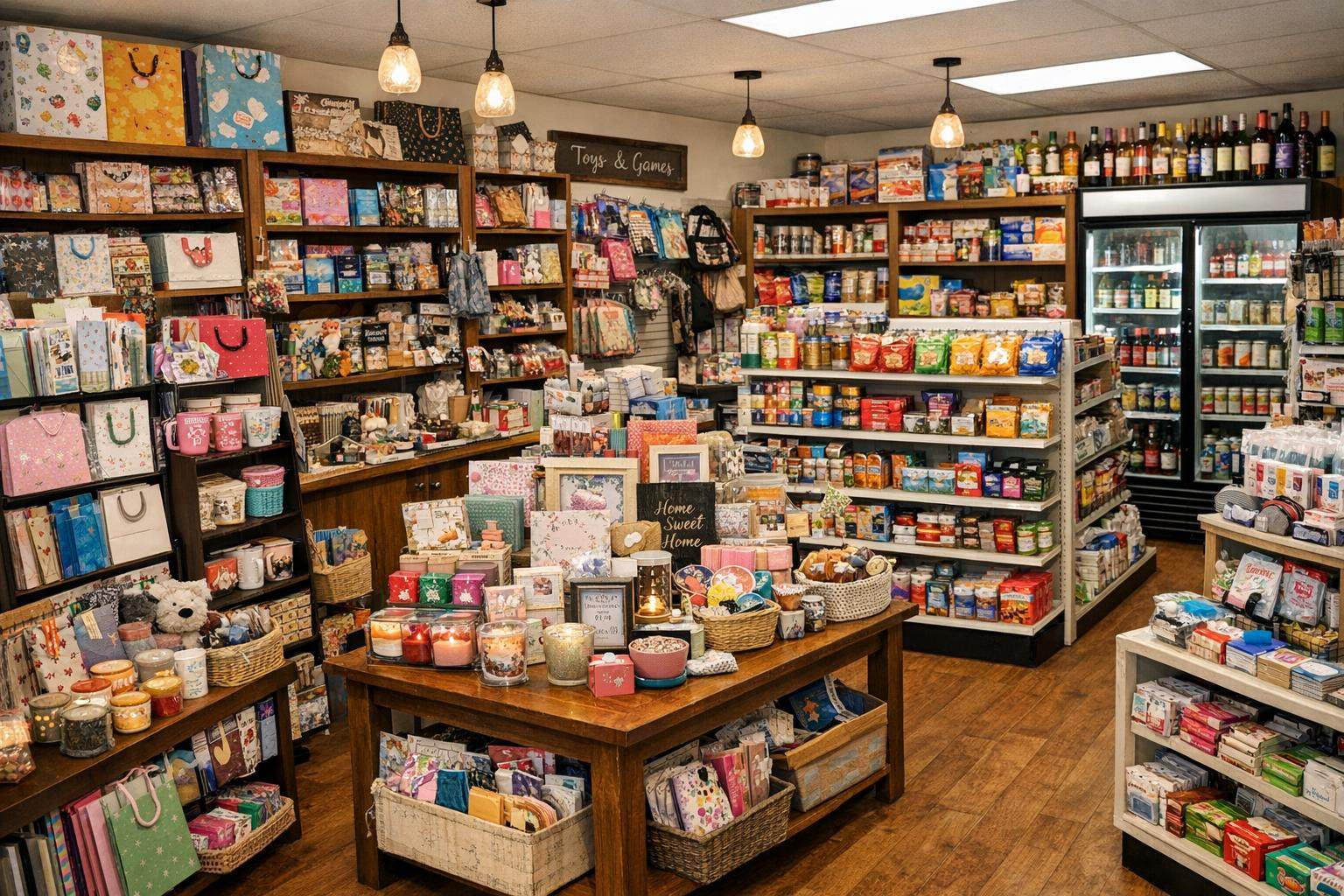 Mixed store  combines convenience and choice: a quick solution for daily purchases and a discovery site for the seeker of surprising findings. The central locat