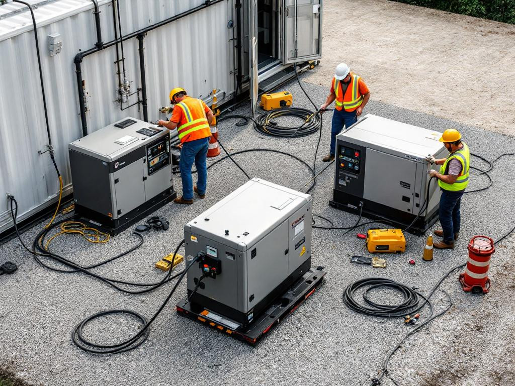 Mobile generators: power where needed    < Mobile generators  provide fast and stable  temporary power supply   for construction sites, events, temporary ind