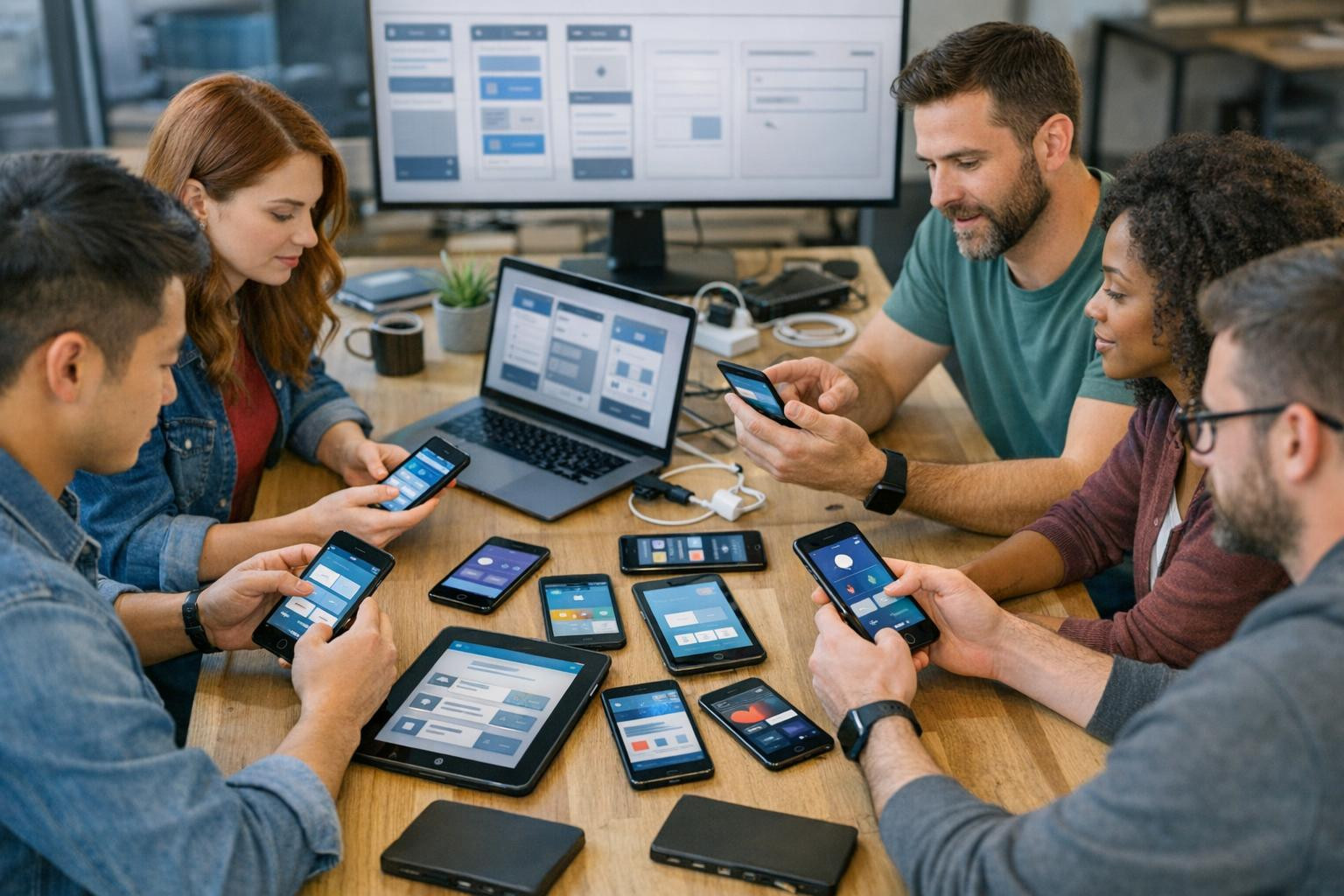 Adapted mobile solutions that combine Java-based stability and smooth user experience    < The programming of mobile applications  focuses on balancing busin