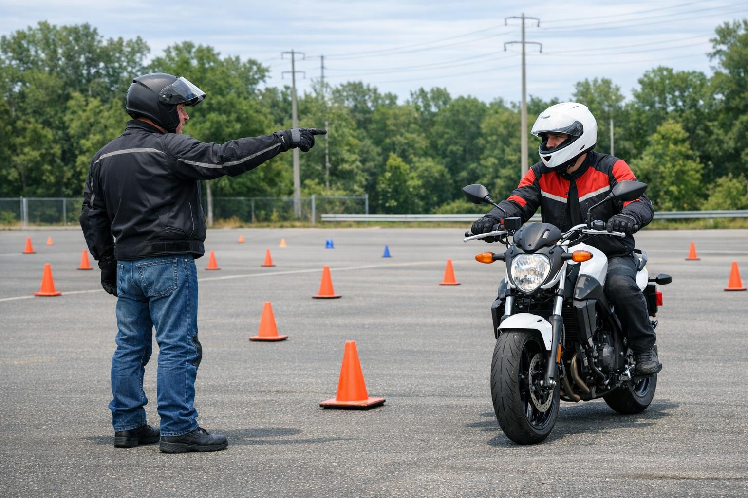 Motor study Rapla  combines clear theoretical training and safe practical driving exercises to help students progressively build motorcycle skills and obtain a 