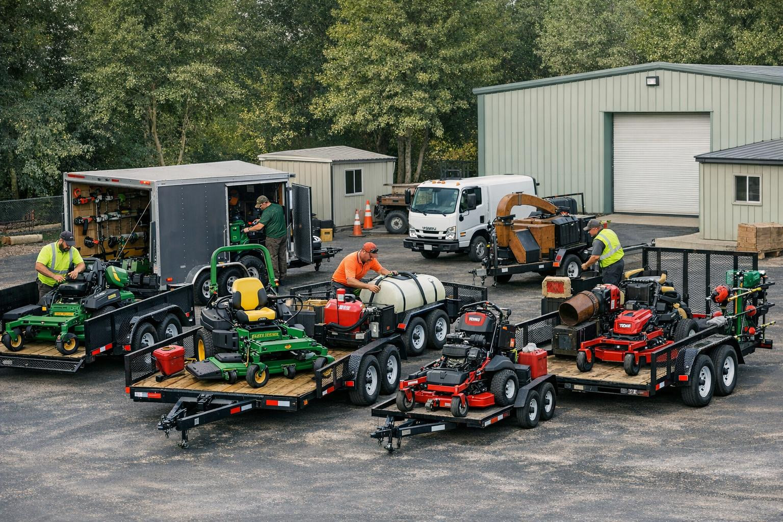 Multifunctional trailers and mobile equipment   are designed to bring land maintenance to a new standard of efficiency and comfort at professional level. These 