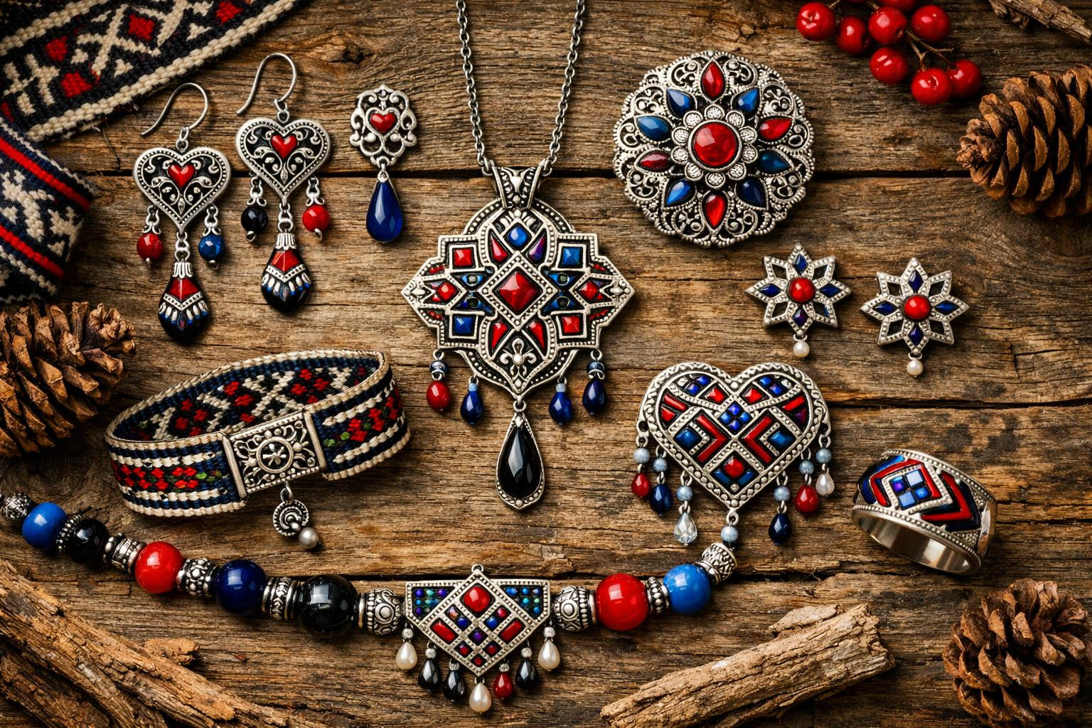 National collection: contemporary expression of local heritage    National collection combines national colours and Estonian motives with modern designs, creati