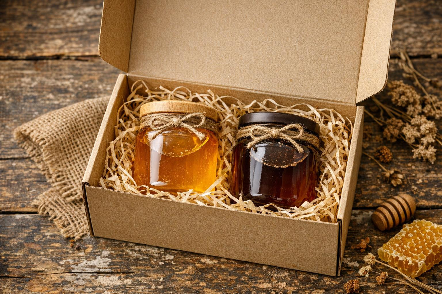 Prepared in natural packaging for a gift < Handicraft gift ...