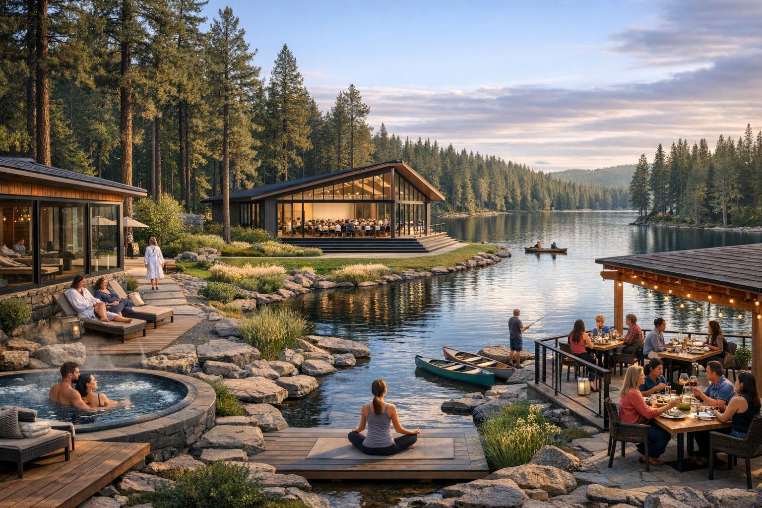 Nature-like holiday and business work without compromises Cool ...