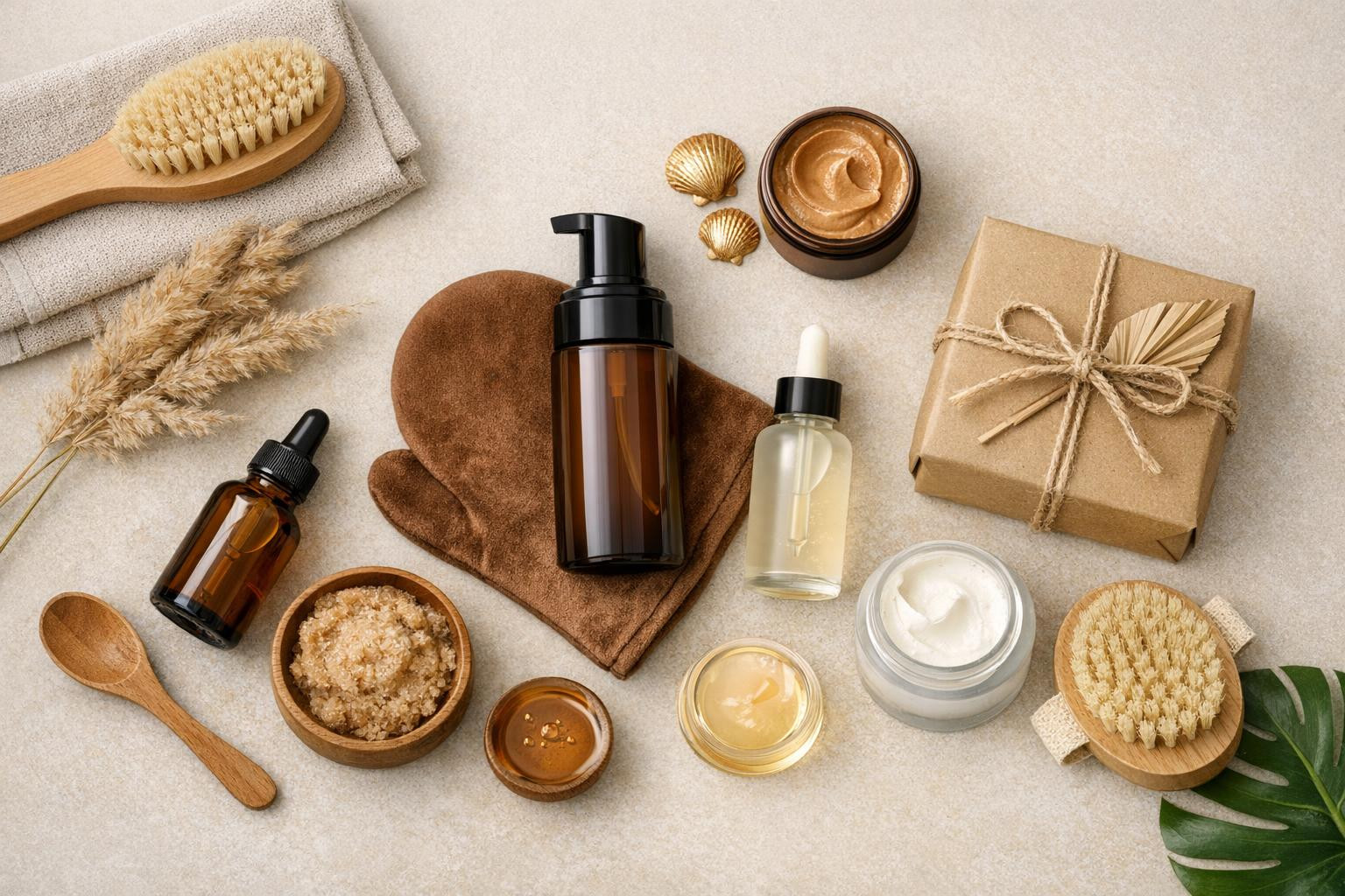 Vegan-certified and odourless self-browning solution that creates a uniform appearance and takes care of the moisture of the skin. Perfect for those looking for