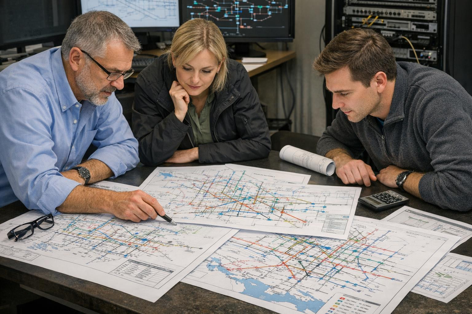 Full network design in accordance with local requirements   < Network design  and professional   engineering solutions  ensure that electrical and telecommun