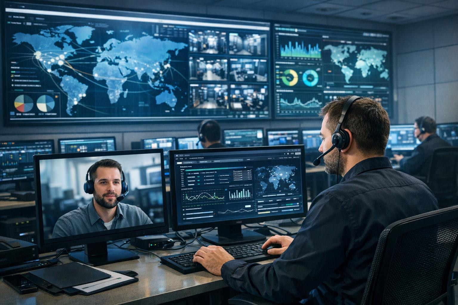 What does professional network management and maintenance offer?   Network management and maintenance  ensures continuous network monitoring, rapid problem solv