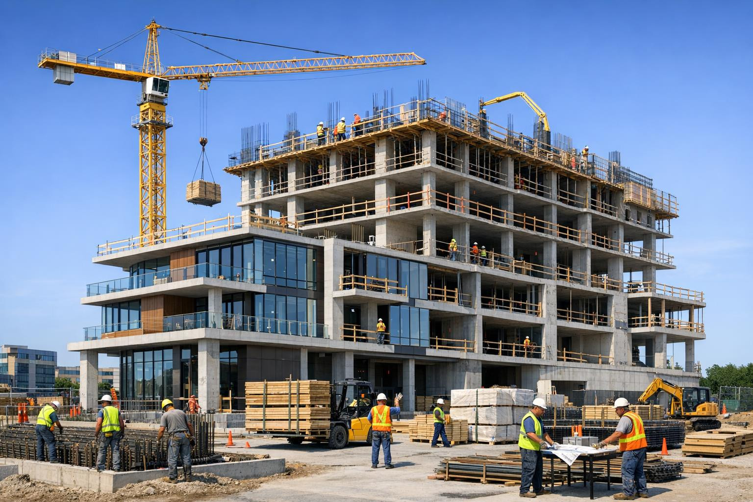 Full new construction from beginning to end     New construction   offers a comprehensive solution from design to construction and final supervision. The focus 