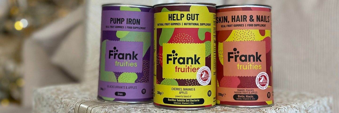 FRANK Fruities pakub innovatiivseid ja maitsvaid vitamiinilahendusi, mis sobivad teadlikule tarbijale, kes otsib puhtaid ja tervislikke vitamiiniallikaid. Šveit