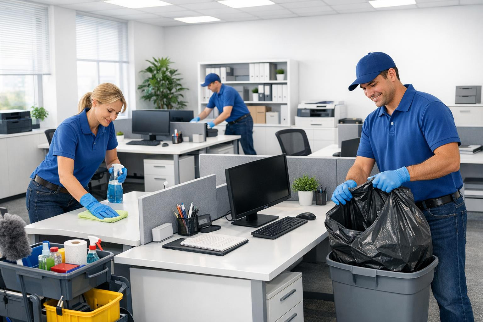 Complete office cleaning that keeps the working environment in order and safe     Computer cleaning   ensures clean, safe and productive environment for employe