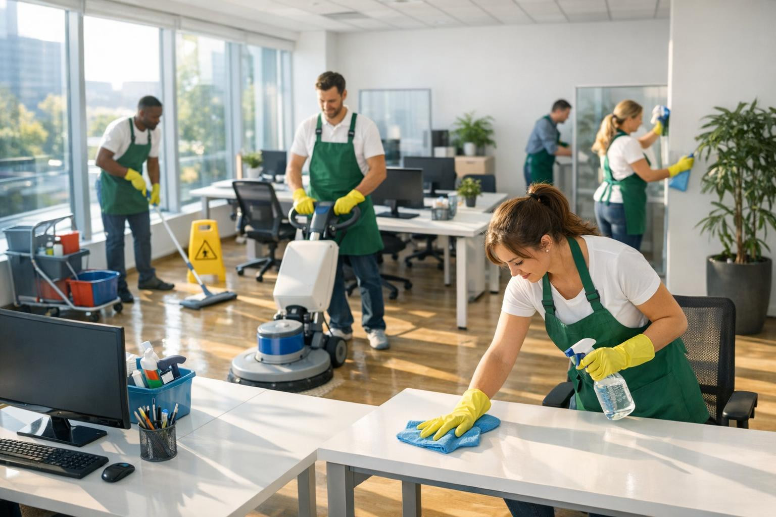 Keep the office clean and representative < The overall cleaning ...