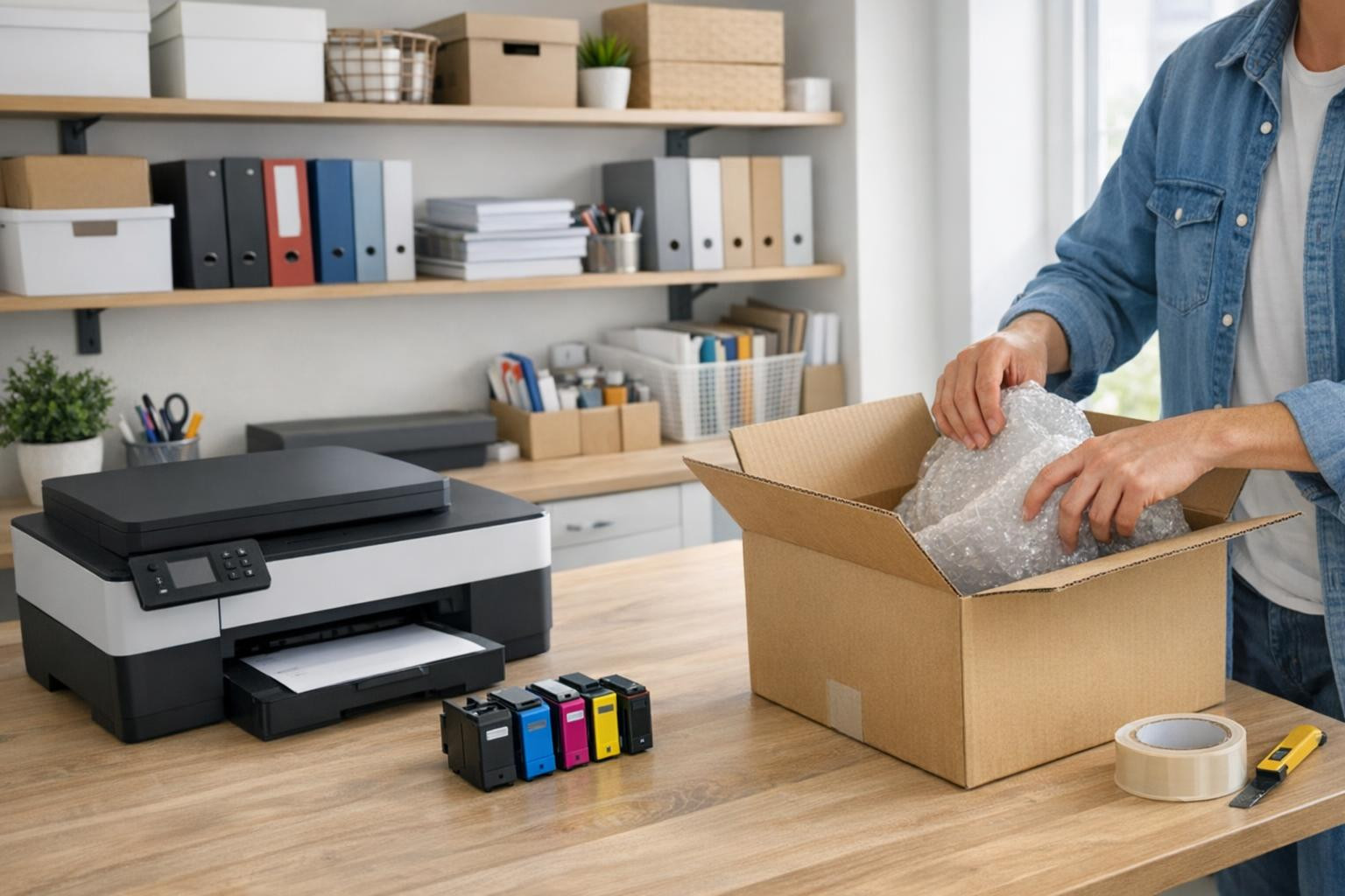 Full solution for office - comfort, speed and confidence    Full selection of equipment  includes office supplies, printers, inks, spare parts and paper - all i