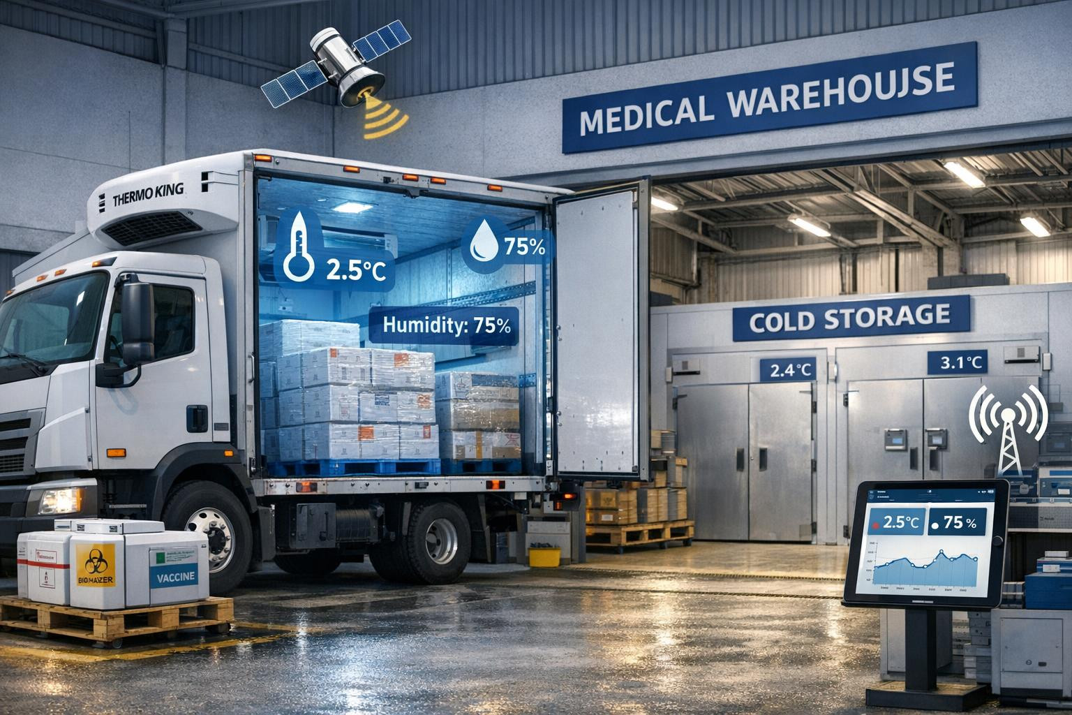 What is the olosuhdeseuranta and cold chain?    Olosuhdeseuranta  offers a comprehensive solution for the safe handling of temperature-critical medicines and la