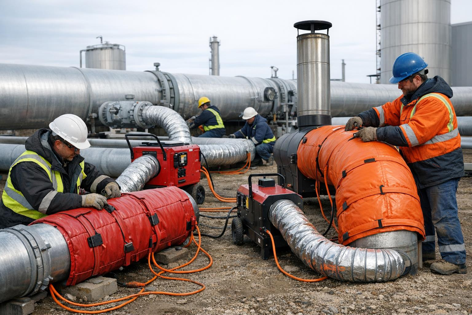 On-site heat treatment  provides a controlled and industrial-standard heat treatment process directly at the workplace to support repair, restoration and mainte