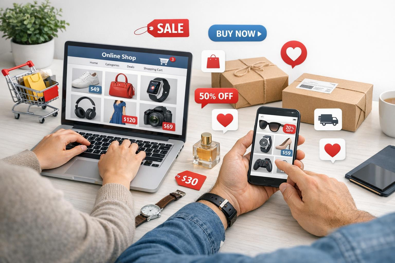 Effective e-commerce for electronic and computer goods    We create and manage online stores of electronic and computer goods  that accelerate sales and improve